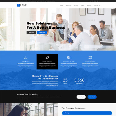 Blake Business Services WordPress Theme