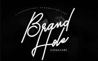 Brand Hole | Handwritten Signature Font
