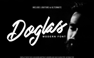 Doglas | Modern Cursive Font