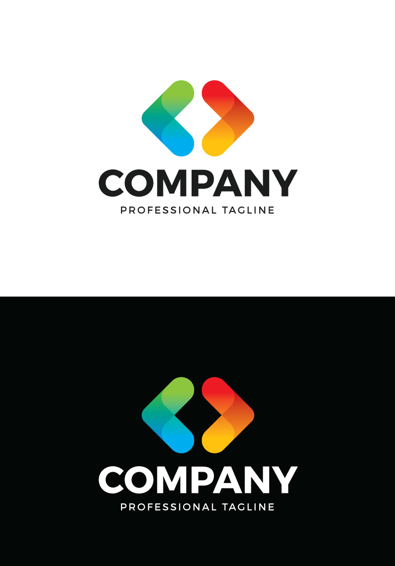 Social Code Logo Template #83297