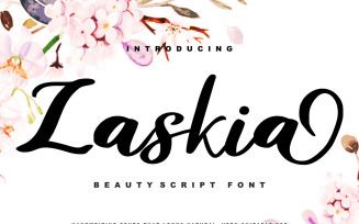Zaskia | Beauty Cursive Font