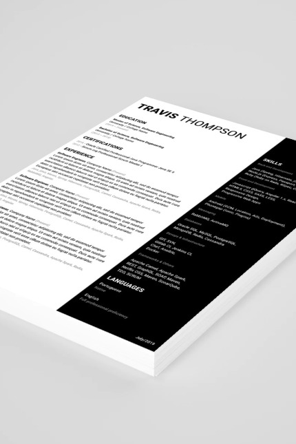 Kit Graphique #83346 Cv Curriculo Web Design - Logo template Preview