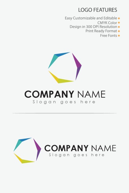 Template #83445 Design Template Webdesign Template - Logo template Preview