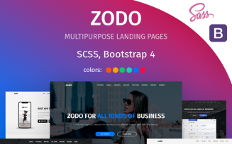 Zodo Landing Page Template