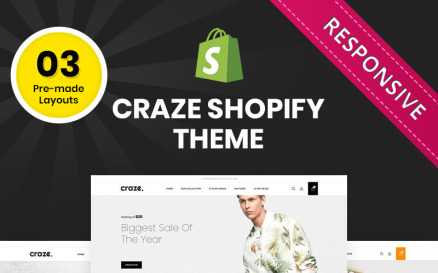 Craze - The Multishop Responsive Premium Shopify Theme