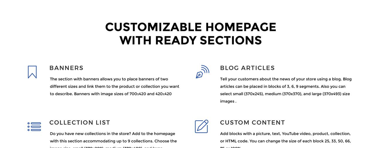 книжный магазин shopify многостраничная тема shopify