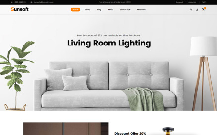 Sunsoft - Lighting Store WooCommerce Theme