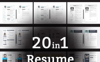 Word CV Bundle Resume Template