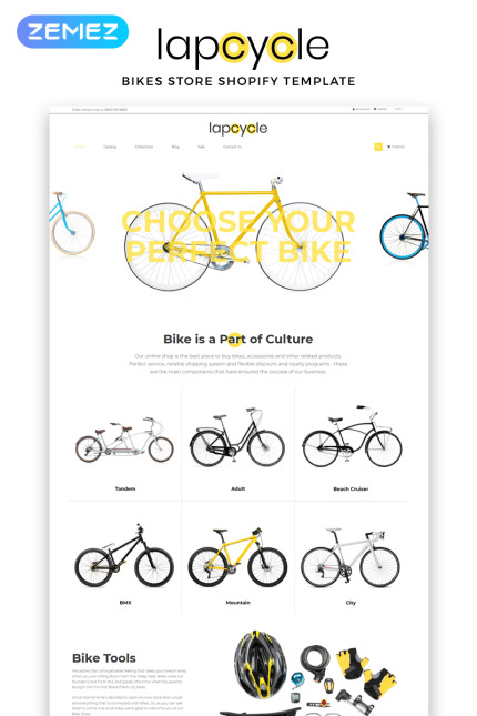 Template #83713 Bikes Catalog Webdesign Template - Logo template Preview