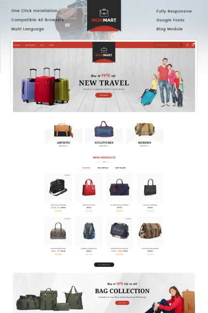 Template #83890 Bag Shoes Webdesign Template - Logo template Preview