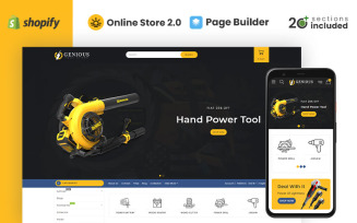 Genious Power Tools Store Shopify Theme
