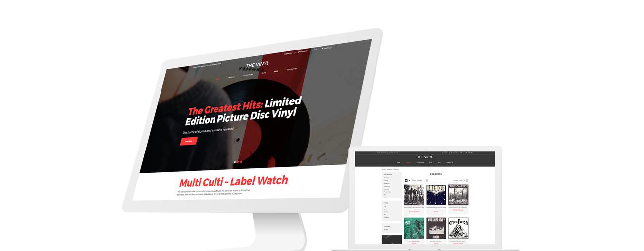 музыкальный магазин электронная коммерция креативная тема shopify