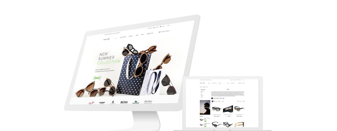 хостинг многостраничной креативной темы shopify