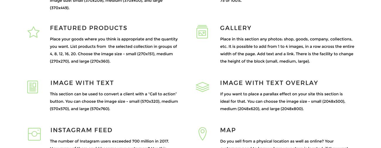 хостинг многостраничной креативной темы shopify