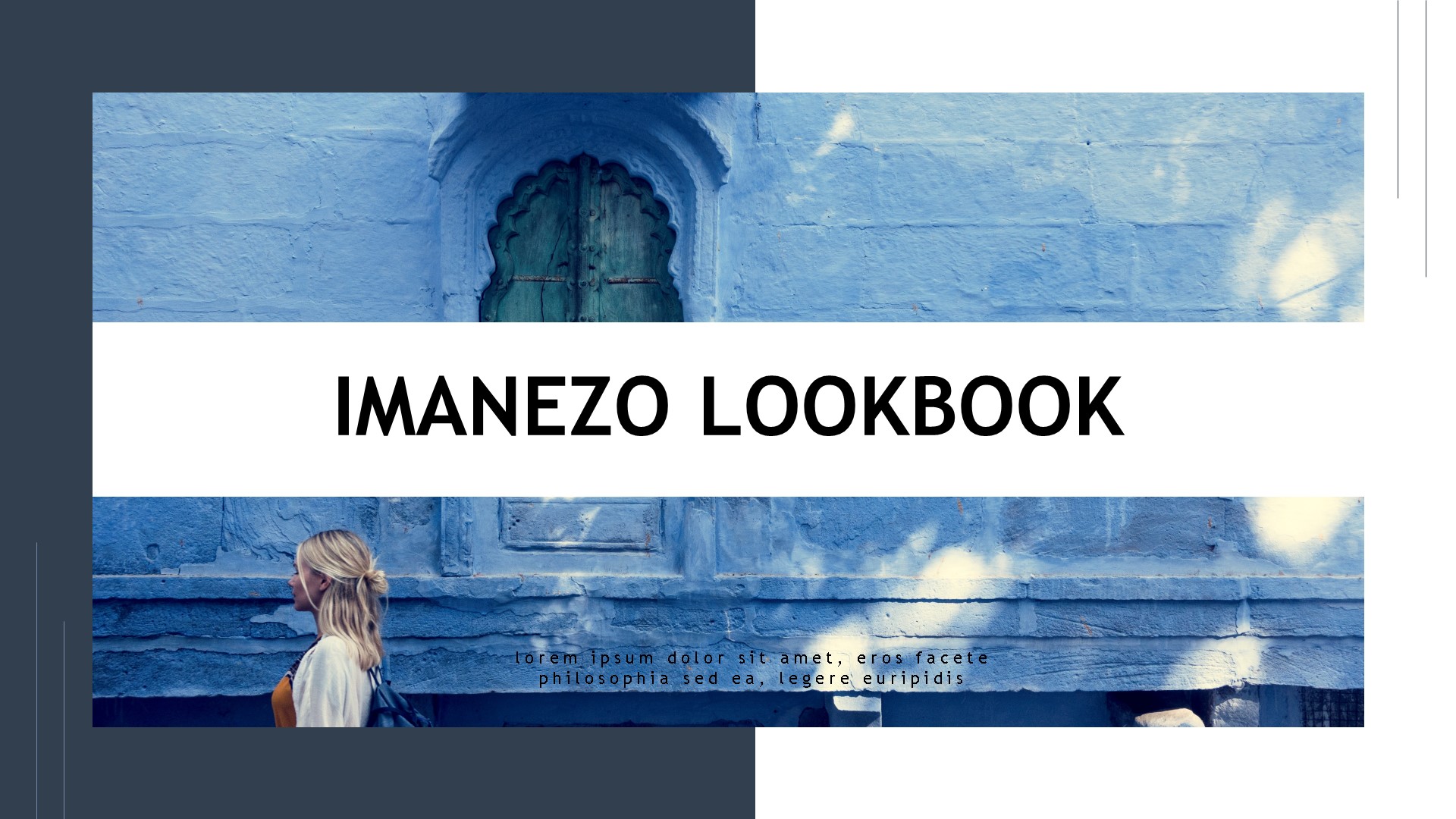 "Imanezo - Lookbook Presentaion" - PowerPoint шаблон №83911 - скріншот