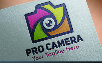Pro Camera Logo Template