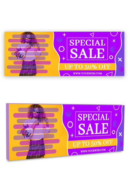 Template #84032 Cover Banner Webdesign Template - Logo template Preview