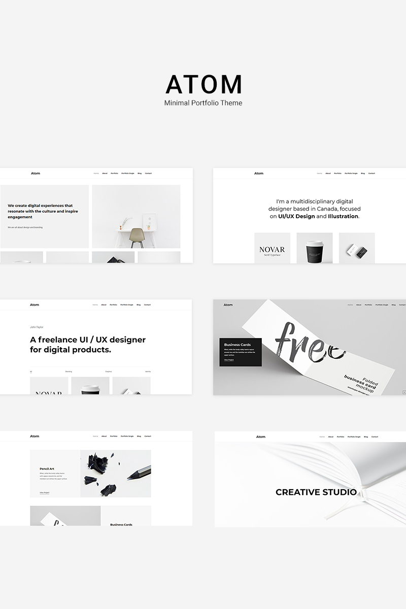 Atom - Minimal Portfolio №84025