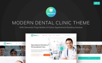 Dentora - Dental Clinic WordPress Elementor Theme