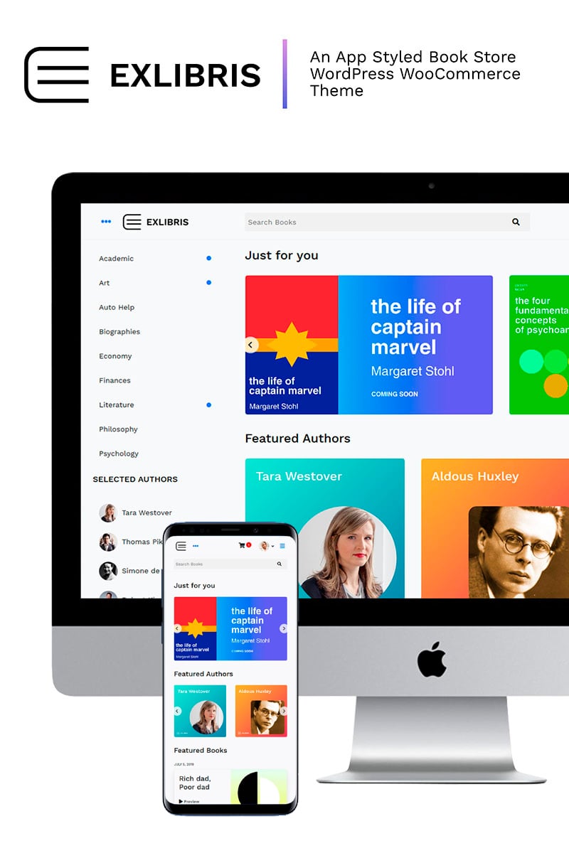 EXLIBRIS - Book Store WooCommerce Theme - screenshot