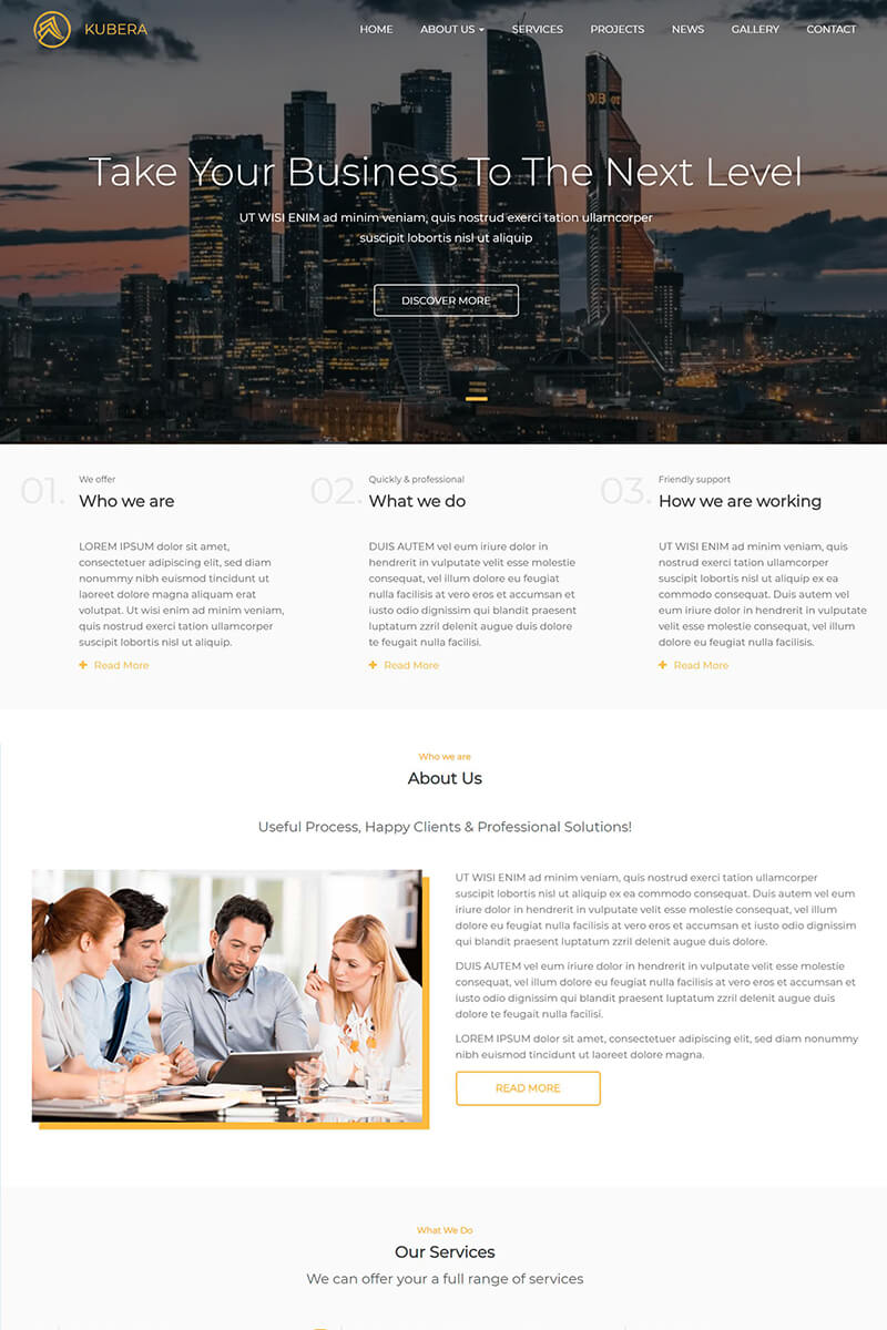 Kubera Responsive Multi-Purpose Drupal Template