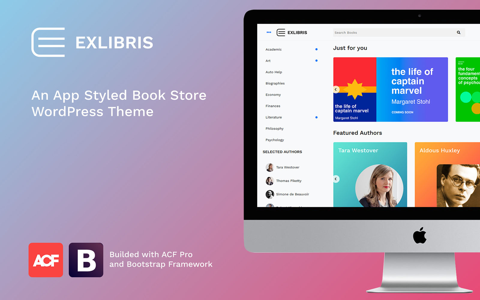 Reszponzív EXLIBRIS - Book Store WooCommerce sablon 84045