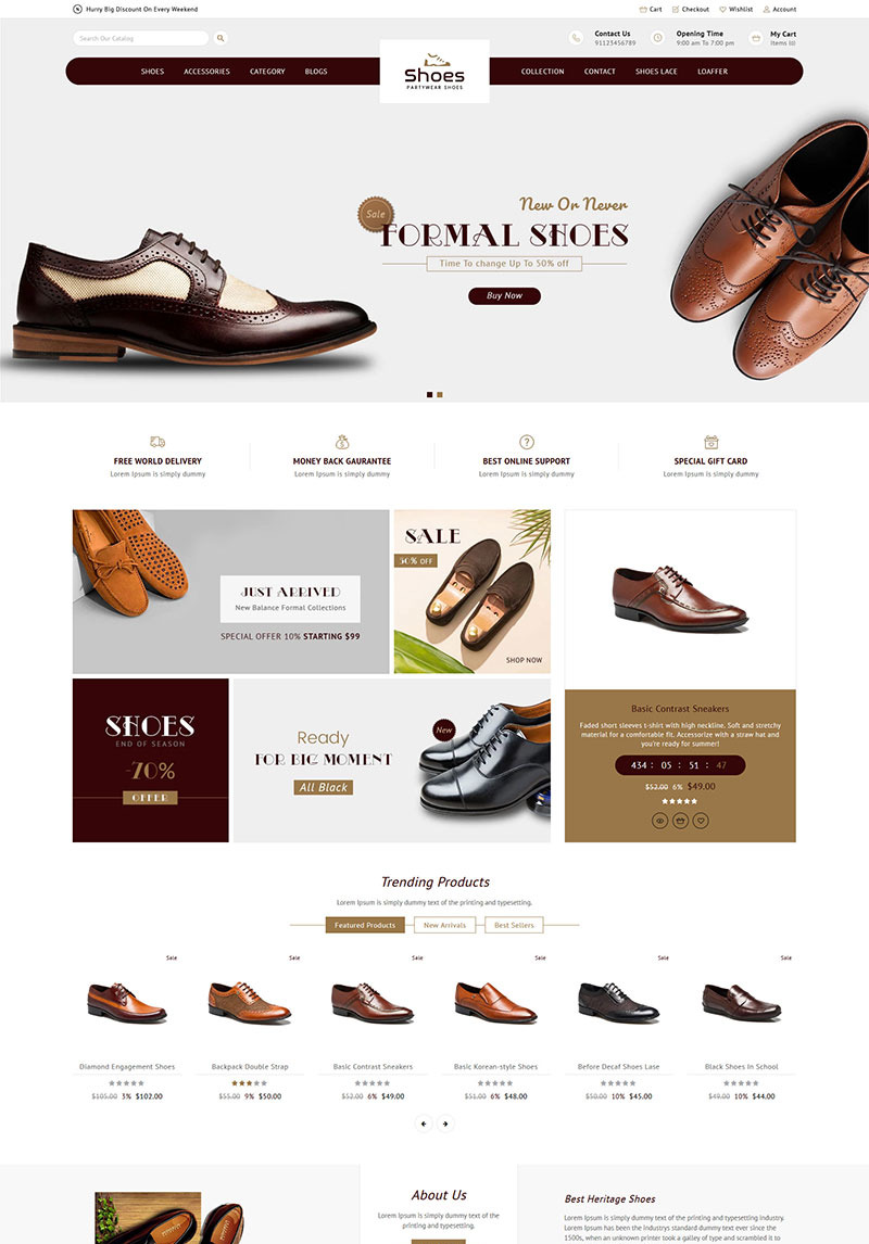 shoes shopify store