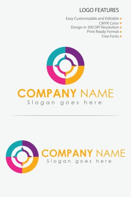 Template #84127 Logo Design Webdesign Template - Logo template Preview