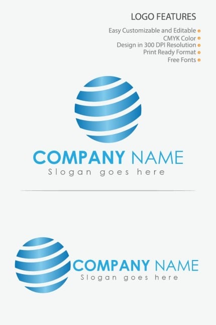 Template #84130 Circle Company Webdesign Template - Logo template Preview