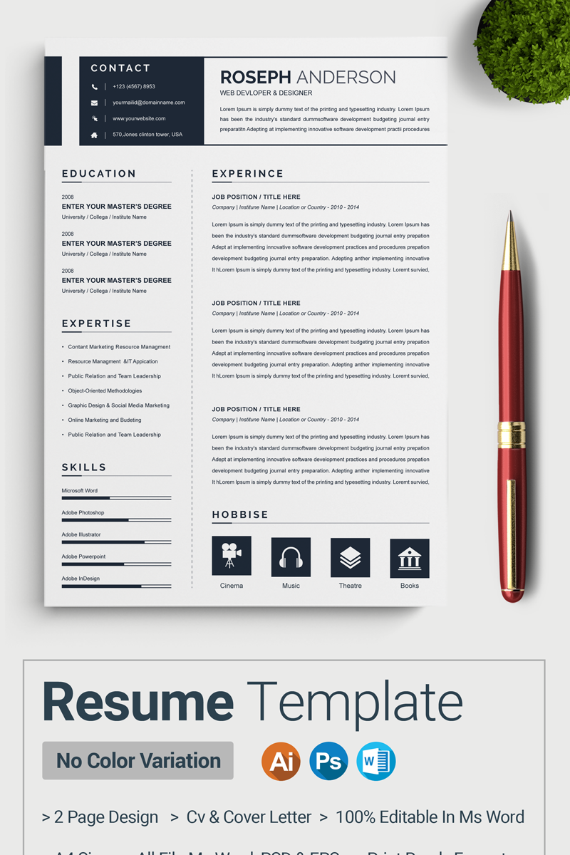 Anderson Resume Template