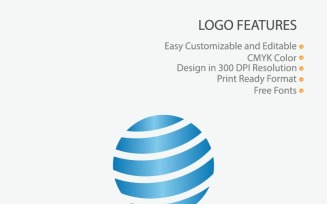 Circle IT Company Logo Template
