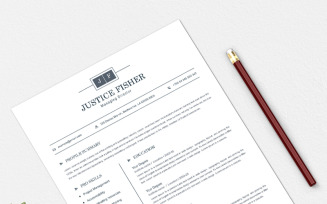 Justice Resume Template