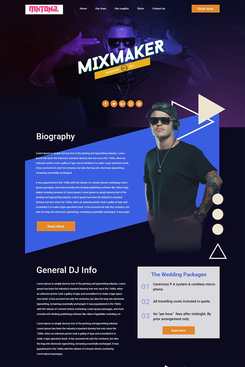 how to write a dj biography