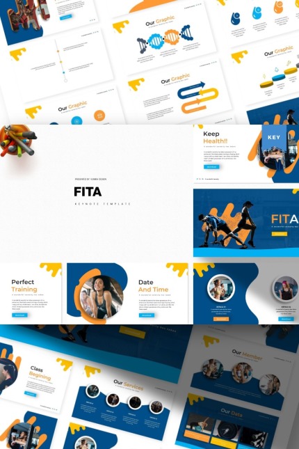 Template #84274 Training Fitness Webdesign Template - Logo template Preview