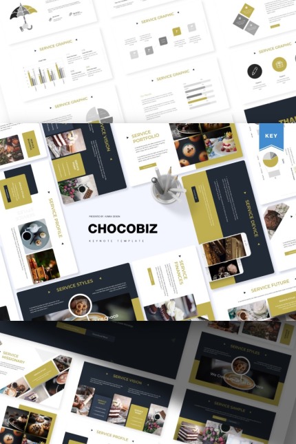 Template #84280 Brown Choco Webdesign Template - Logo template Preview