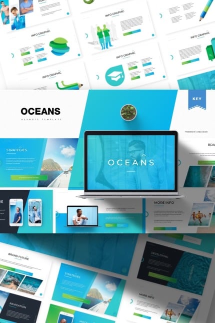 Template #84298 Ocean Water Webdesign Template - Logo template Preview