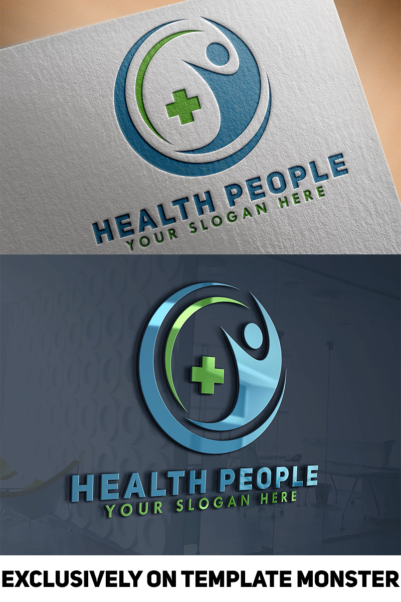Modello di Loghi #84233 "Health People"