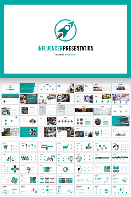 Template #84305 Powerpoint Slide Webdesign Template - Logo template Preview