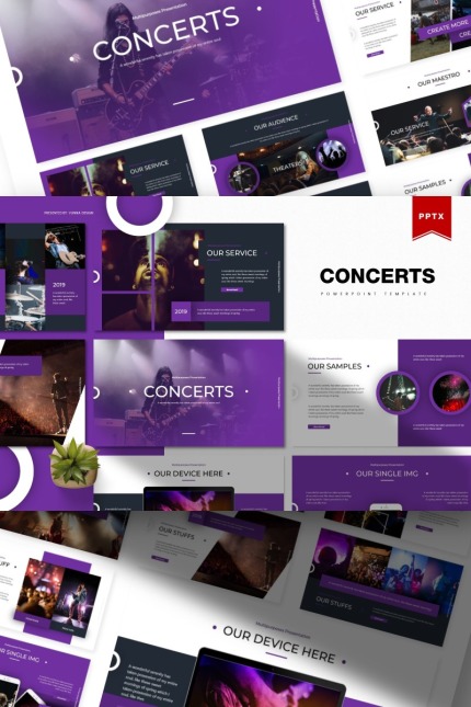 Template #84327 Music Sound Webdesign Template - Logo template Preview