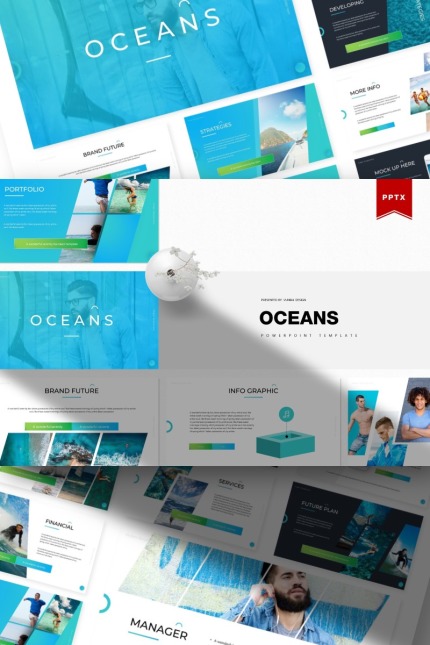 Template #84337 Ocean Water Webdesign Template - Logo template Preview