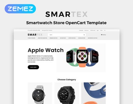 Smartex - Electronics Store Multipage Clean OpenCart Template