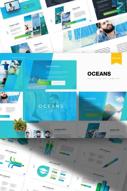 Template #84370 Ocean Water Webdesign Template - Logo template Preview