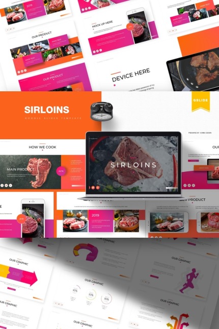 Template #84372 Sirloin Steak Webdesign Template - Logo template Preview
