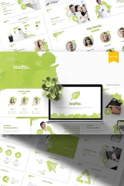 Template #84374 Background Fresh Webdesign Template - Logo template Preview