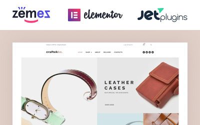 Craftekko - Handmade ECommerce Clean Elementor