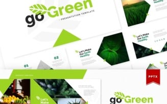 Go Green | PowerPoint template
