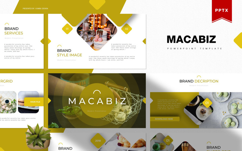 Macabiz | PowerPoint template PowerPoint Template