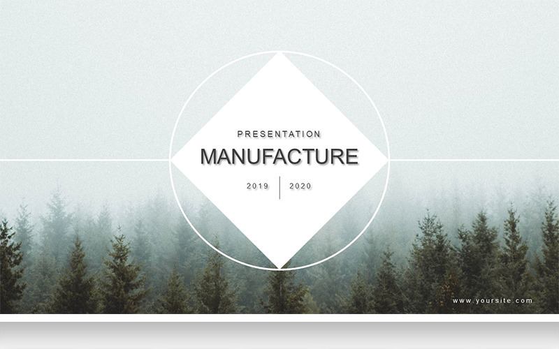 Manufacturing 2019 PowerPoint template PowerPoint Template