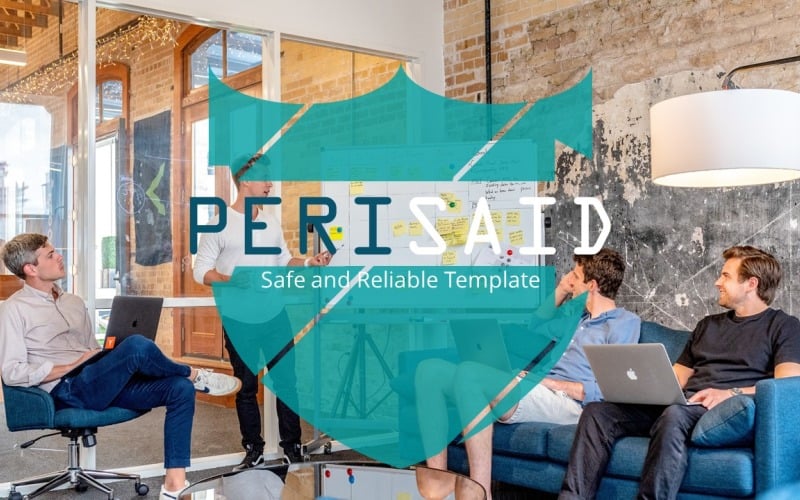 Perisaid - Exclusive Business PowerPoint template PowerPoint Template