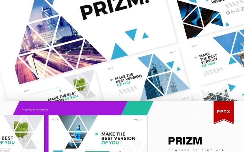 Prizm | PowerPoint template PowerPoint Template